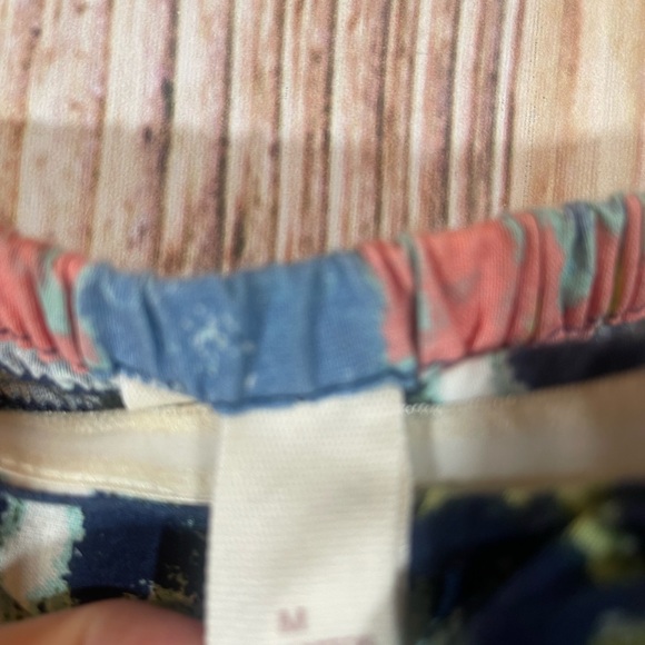 Red Camel Women's Size M Blue-Multi Abstract Strapless Dress - Picture 5 of 6